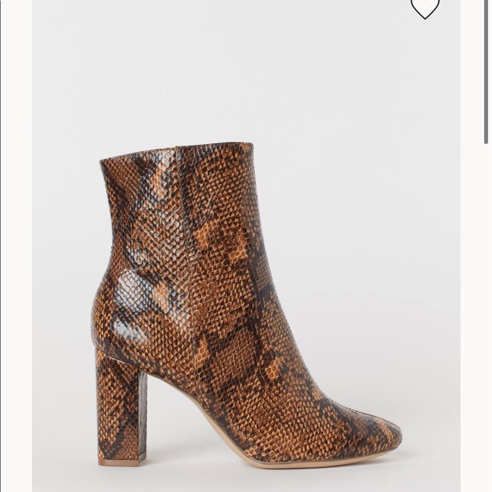 H&M Snakeskin Boots - Picture 1 of 1